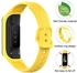 RIOROO Strap Compatible for Samsung Galaxy Fit 2 for Women Men, Breathable Soft Silicone Sport Wristband Adjustable Replacement Band for Galaxy Fit 2 (SM-R220) Fitness Tracker (No Tracker), silicone