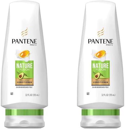 Pantene Nature Fusion Smoothing Conditioner With Avocado Oil, 12 oz (Pack of 2)