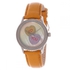Arjang & Co. Women's Beige Mother of Pearl Dial Leather Band Watch - PS-1008S-YL