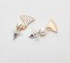 Triangular Brass Drop-Earrings