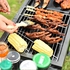 RONG Barbecue Grill Mat - Stainless Steel Charcoal Grill, Foldable Outdoor/Household/Camping Equipment,26.77 * 11.81 * 27.56", Suitable For 5-15 People,A