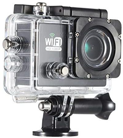 كاميرا رياضية WiFi FHD 2 انش LCD 12MP 1080P 30FPS عدسة عريضة 140 درجة مقاومة للماء
