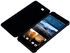 Dot View Flip Case for HTC One E9 PLUS - Dark Black