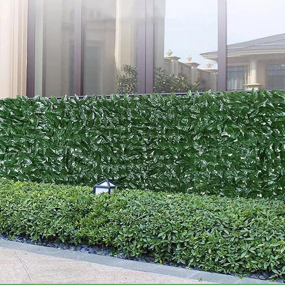 Realistic Artificial Leaf Privacy Fence Green 1*3m Green