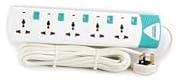 Terminator- Terminator 5 Way 3 Meter Power Extension Socket With Individual Power Switches And Safety Shutters Tpb515