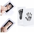 Baby Hand and Footprint kit, Foot and Handprint, Hand Foot Impression Print DIY, No Touch, Safe Non Toxic Ink pad, (Black) upto 2 yrs