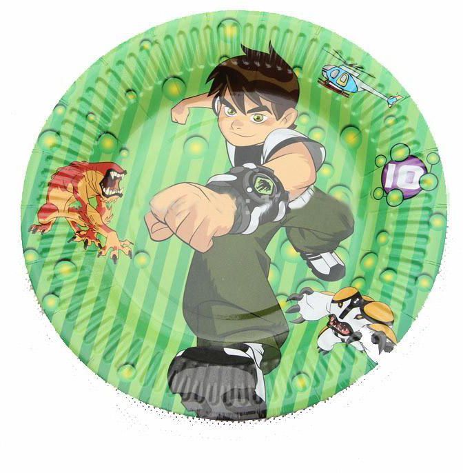 7 inch Ben 10 Sport boy Ben cartoon party paper plates for Cake Accessory  Supplies Birthday Party Decorations Kids-10 PCs price from souq in Saudi  Arabia - Yaoota!