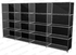 System4 Shelf, 303 x 155 x 40 cm, Black