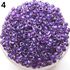 Generic 500Pcs 2mm Round Glass Seed Beads For DIY-Dark Purple