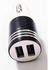 As Seen On Tv Car mobile fast USB charger, 2 ports 1A and 2.1A (White)