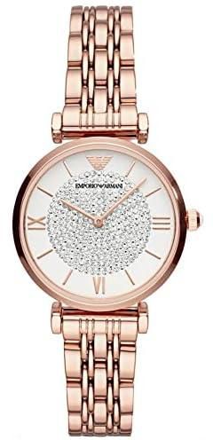 Emporio Armani Women's Two-Hand, Stainless Steel Watch, 32mm case size