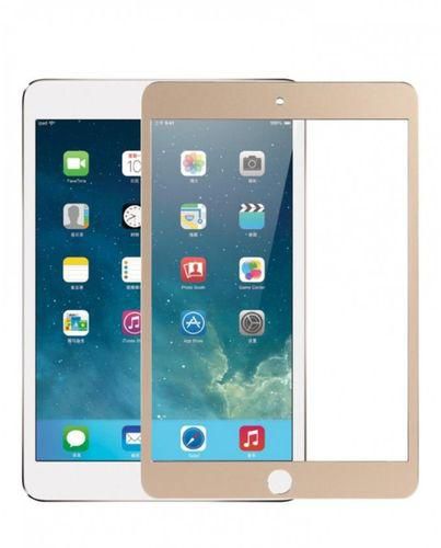 Speeed Tempered Glass Screen Protector with Gold Metal frame for iPad 2/3 - Transparent