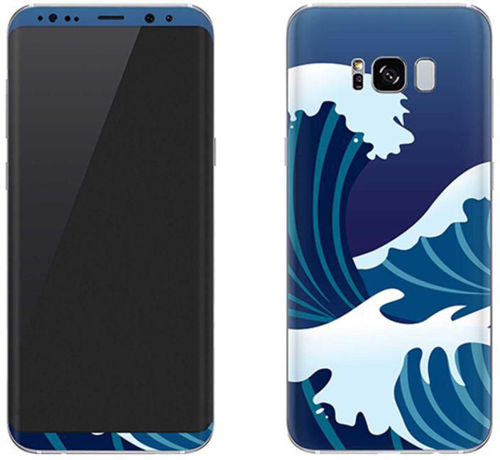Vinyl Skin Decal For Samsung Galaxy S8 Plus Japanese Sea