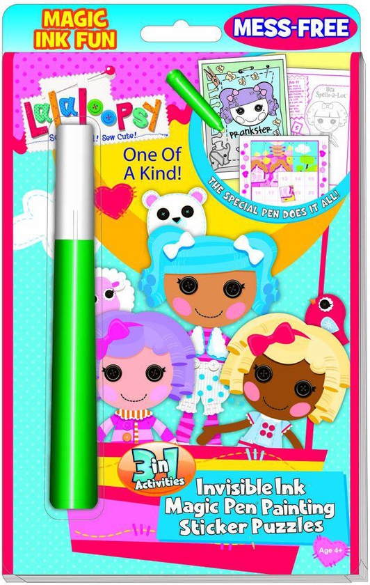 Lee Publications - Lalaloopsy One Of A Kind Magic Pen Painting Book USA- Babystore.ae