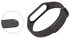 For xiaomi mi band 3 - premium silicone fitness tracker wrist strap band - black