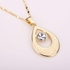 CWEEL Gold plated Jewelry Sets 3 pieces