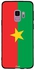 Thermoplastic Polyurethane Skin Case Cover -for Samsung Galaxy S9 Burkina Flag Burkina Flag