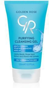 Golden Rose Purifying Face Cleansing Gel With Jojoba Beads,Golden Roseape Seed Extract Vitamin A &E