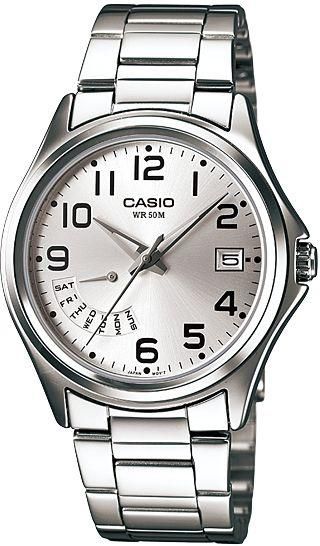 Casio Men's Classic Silver Dial Silver Tone Stainless Steel Band Watch [MTP-1369D-7BV]