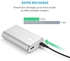 Anker PowerCore Plus 10050 mAh Power Bank with Quick Charge 2.0 Technology , Silver , A1310H41