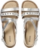 ECCO Flat Sandal for Women -  Light Silver