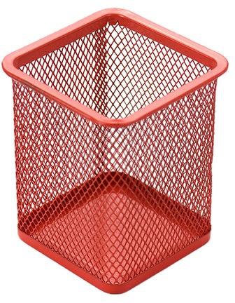 Mesh Pen And Pencil Holder Red