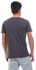 Izor Basic Cotton Solid T-Shirt - Dark Grey