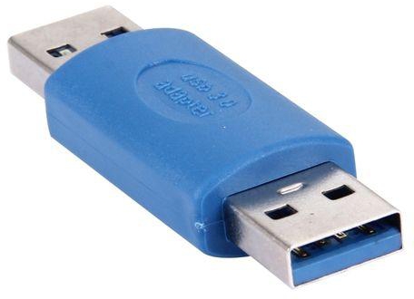 Generic Usb 3.0 Am To Am Adapter(blue)