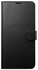 سبايجن Samsung Galaxy M20 بريميم جلد PU محفظة S - سافيانو أسود