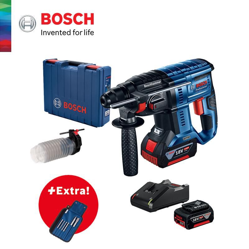 Bosch GBH 180-LI Cordless Brushless Rotary Hammer Kit - 06119110LA