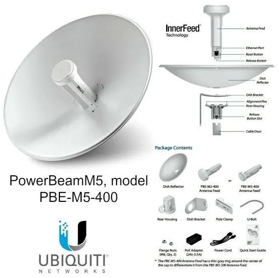 Ubiquiti AirMAX PowerBeam M5 PBE-M5-400