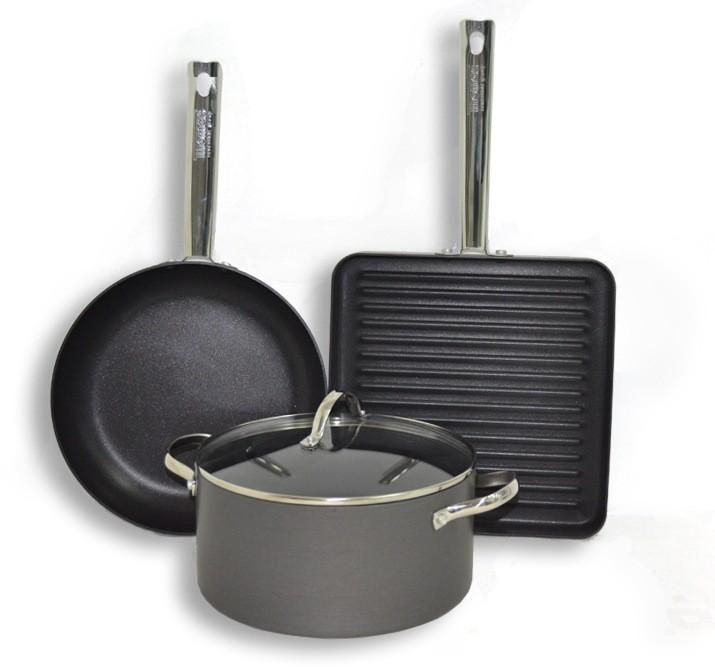 Thomas Hard Anodised Non-stick Cookware Essentials Set