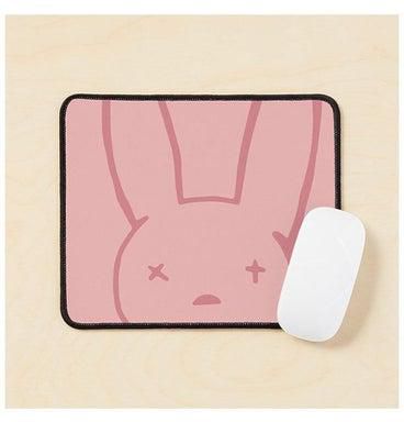 Pink Bunny Mouse Pad Multicolour