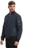 D-Struct Navy Polyester Zip Up Jacket For Men