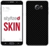 Stylizedd Premium Vinyl Skin Decal Body Wrap for Samsung Galaxy Note 5 - Carbon Fibre Black