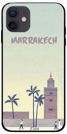 Marrakech Printed Case Cover -for Apple iPhone 12 mini Brown/Blue/Yellow Brown/Blue/Yellow