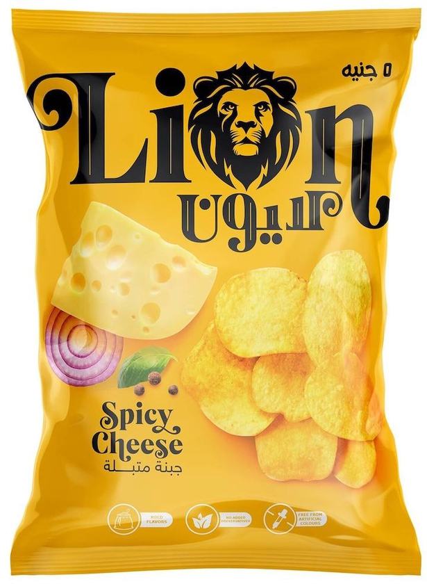 Lion Potato Chips With Seasoned Cheese - 37 gram