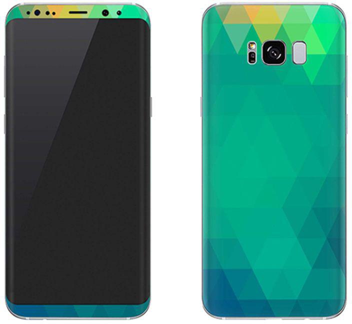 Vinyl Skin Decal For Samsung Galaxy S8 Plus Emerald Prism