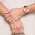Michael Kors Slim Runway Women's Rose Gold Dial Leather Band Watch - MK2322