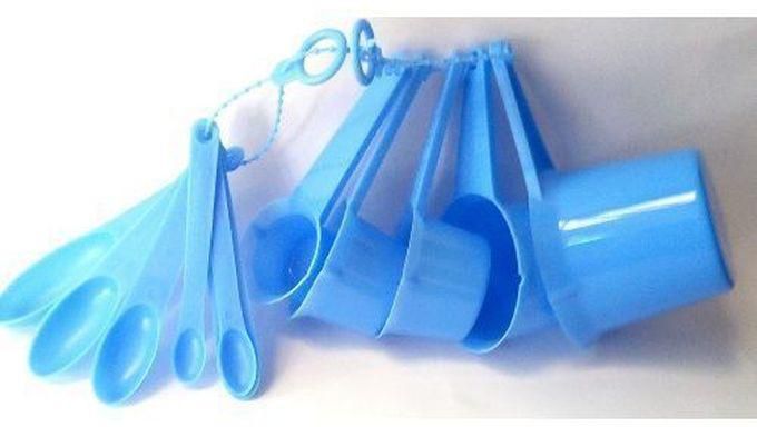 11 Pieces Measuring Cups And Spoons, Blue