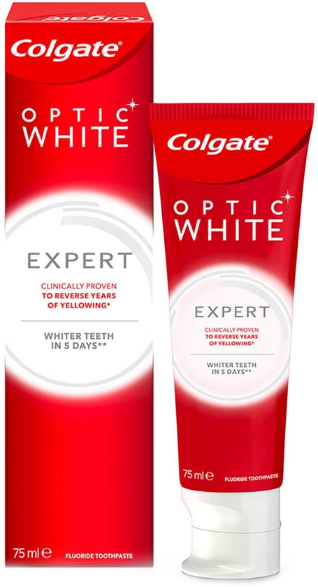 Colgate optic white expert white whitening toothpaste 75 ml