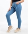Esla Womens Skinny Blue Jeans Pants