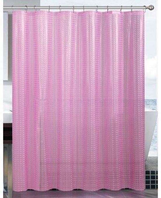 Antifungal Shower Curtain (Pink)