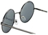 Polarizing Retro Mirror Round Frame Sunglasses