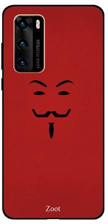 Skin Case Cover -for Huawei P40 Red/Black Red/Black