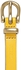 Fossil BT4116717-M Leather Chain Link Station Belt for Women - Golden Yellow, M