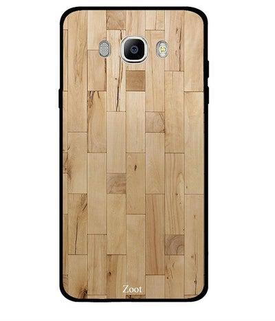 Protective Case Cover For Samsung Galaxy J7 2016 Light Colour Wooden Pattern