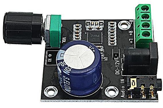 Generic PAM8610 Dual Channel 12V High-definition Amplifier Board Pure Digital Power Amplifier 15W*2 High Power