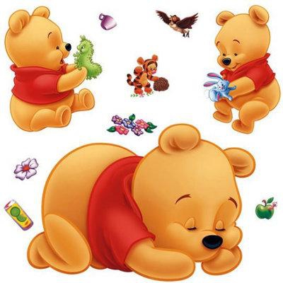 Winnie The Pooh Kid Bedroom Wall Sticker