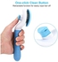 Depets Self Cleaning Slicker Brush, Pet Grooming Shedding Brush - Easy to Remove Loose Undercoat, Pet Massaging Tool Suitable for Pets with Long or Short Hair (Assorted Colors) - ‎EP-GM-135-BLU_M